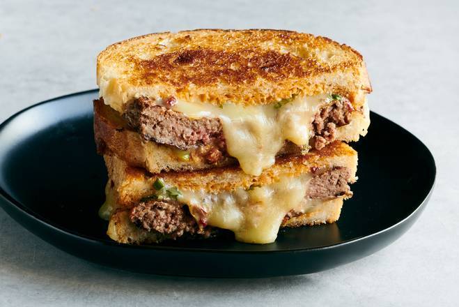 Order Super Patty Melt food online from Grilled Cheesin store, Melrose Park on bringmethat.com