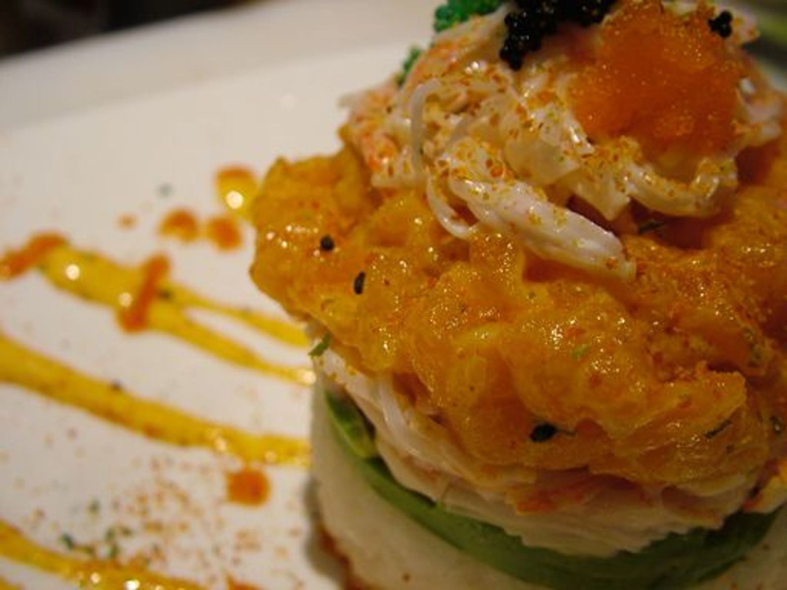 Order Spicy Salmon Tower food online from Tiger Asian Bowl store, Allen on bringmethat.com