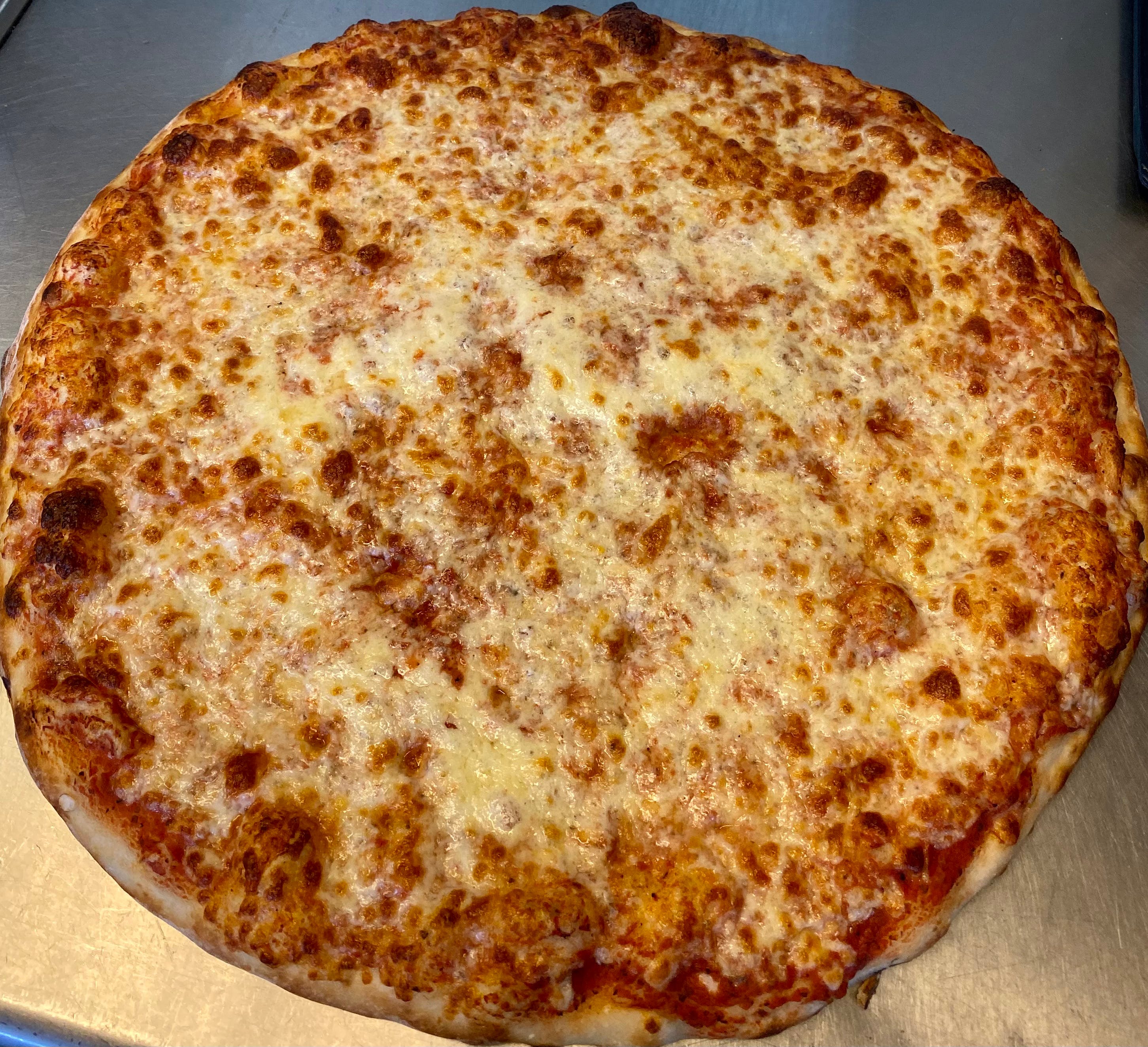 Order Cheese Pizza - Small food online from Four Brothers Pizza store, Westport on bringmethat.com