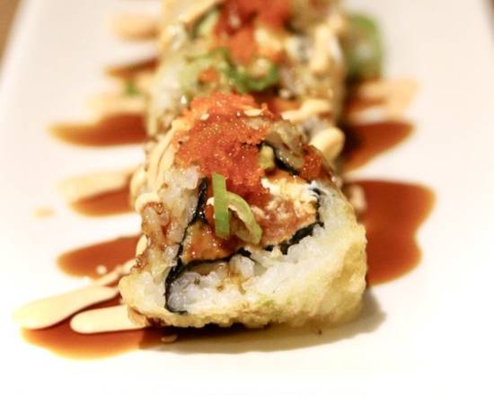 Order Hot Night Roll food online from Kampai Sushi store, Los Alamitos on bringmethat.com