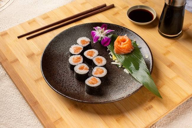 Order Salmon Roll food online from Yama Sushi Roll House store, Virginia Beach on bringmethat.com