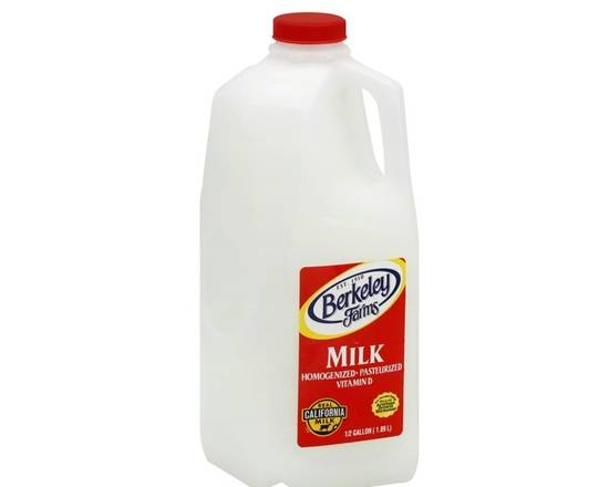 Order berkeley farms whole milk 1/2 gallon food online from Excelsior Liquors store, San Francisco on bringmethat.com