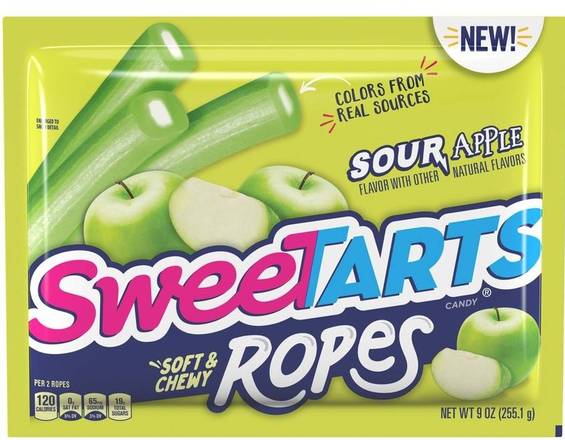 Order Sweetarts Ropes Sour Apple 3.5 oz  food online from Starway Liquor store, Bell Gardens on bringmethat.com