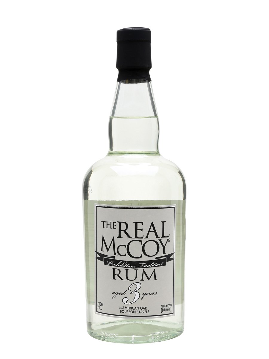 Order The Real Mc Coy 3 Year Single Blended Rum 750 ml. food online from Village Wine & Spirits store, Ventura on bringmethat.com