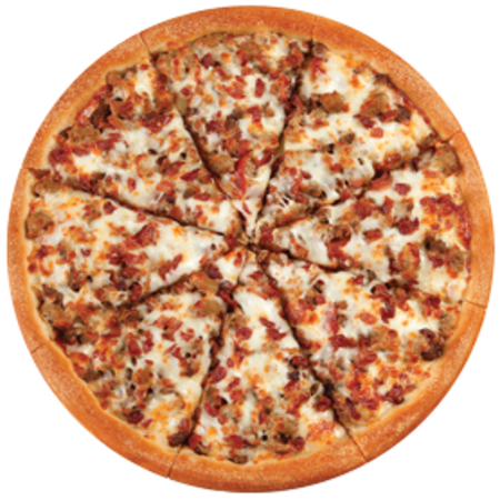 Order All-Meat Combo Specialty Pie food online from Godfather Pizza store, Pekin on bringmethat.com
