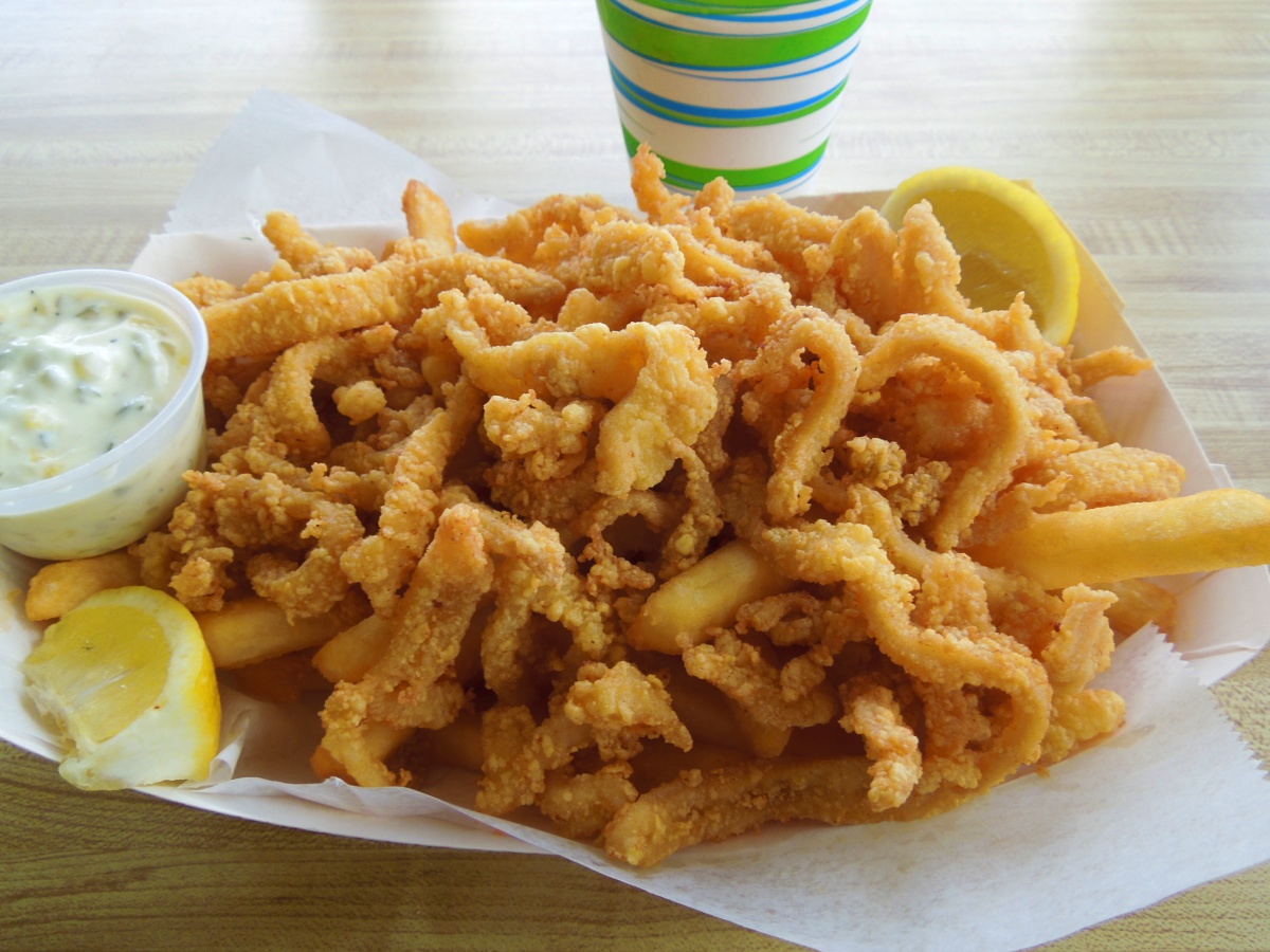 Order Clam Strips food online from Hook &Amp; Reel Cajun Seafood store, Yonkers on bringmethat.com