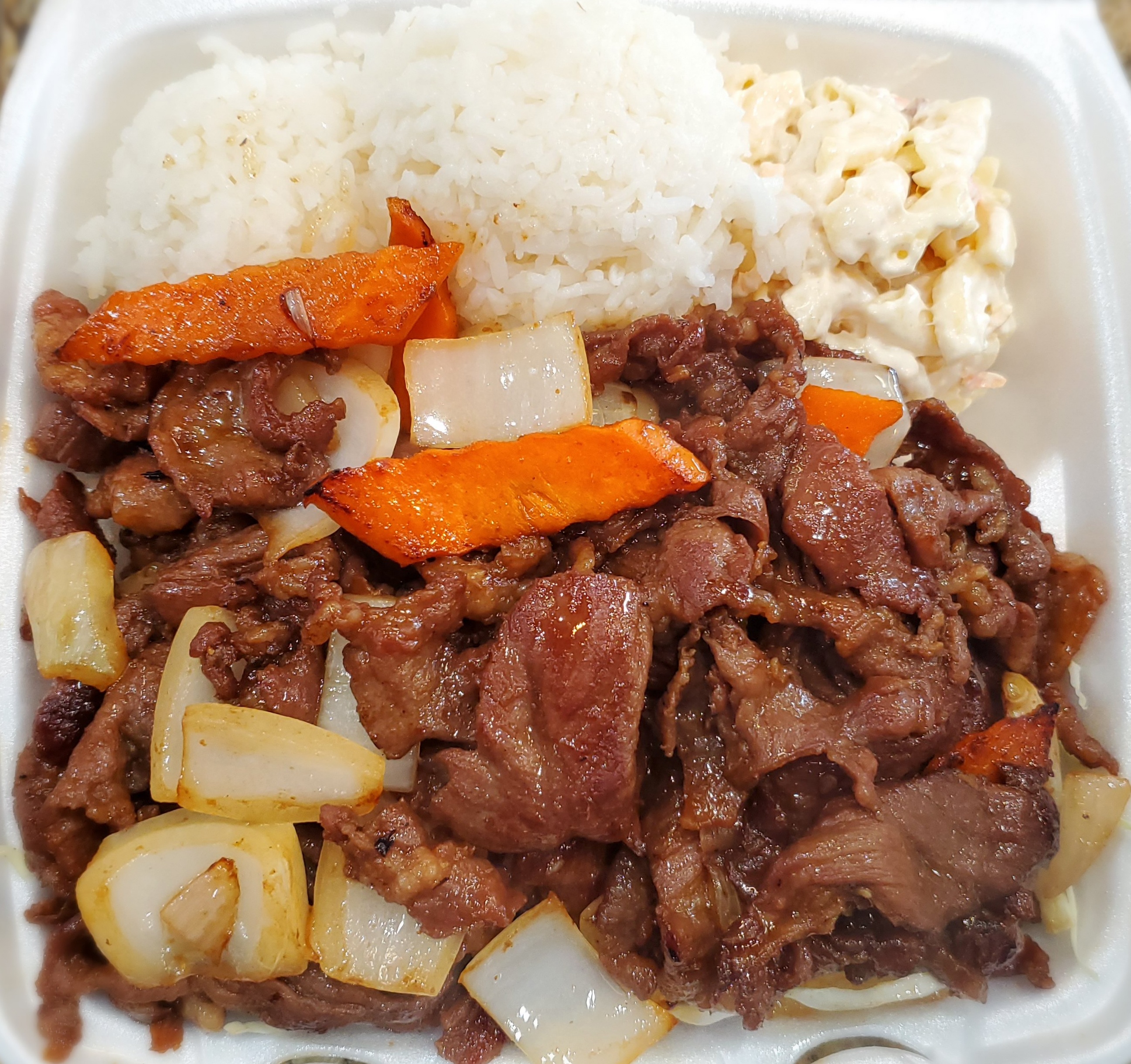 Order BBQ Pork Plate food online from Young Hawaiian Bbq store, Chino on bringmethat.com