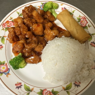 Order General Tso's Chicken Combo Plate food online from China Wok store, Colorado Springs on bringmethat.com