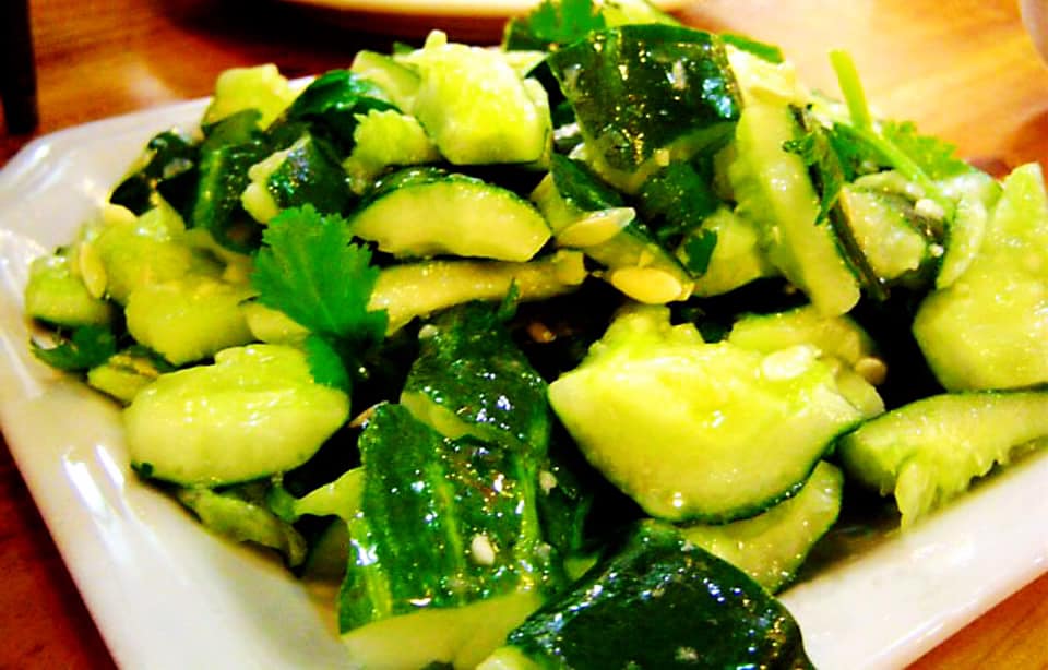 Order Garlic Cucumber Salad food online from Silk Road Garden store, Rowland Heights on bringmethat.com