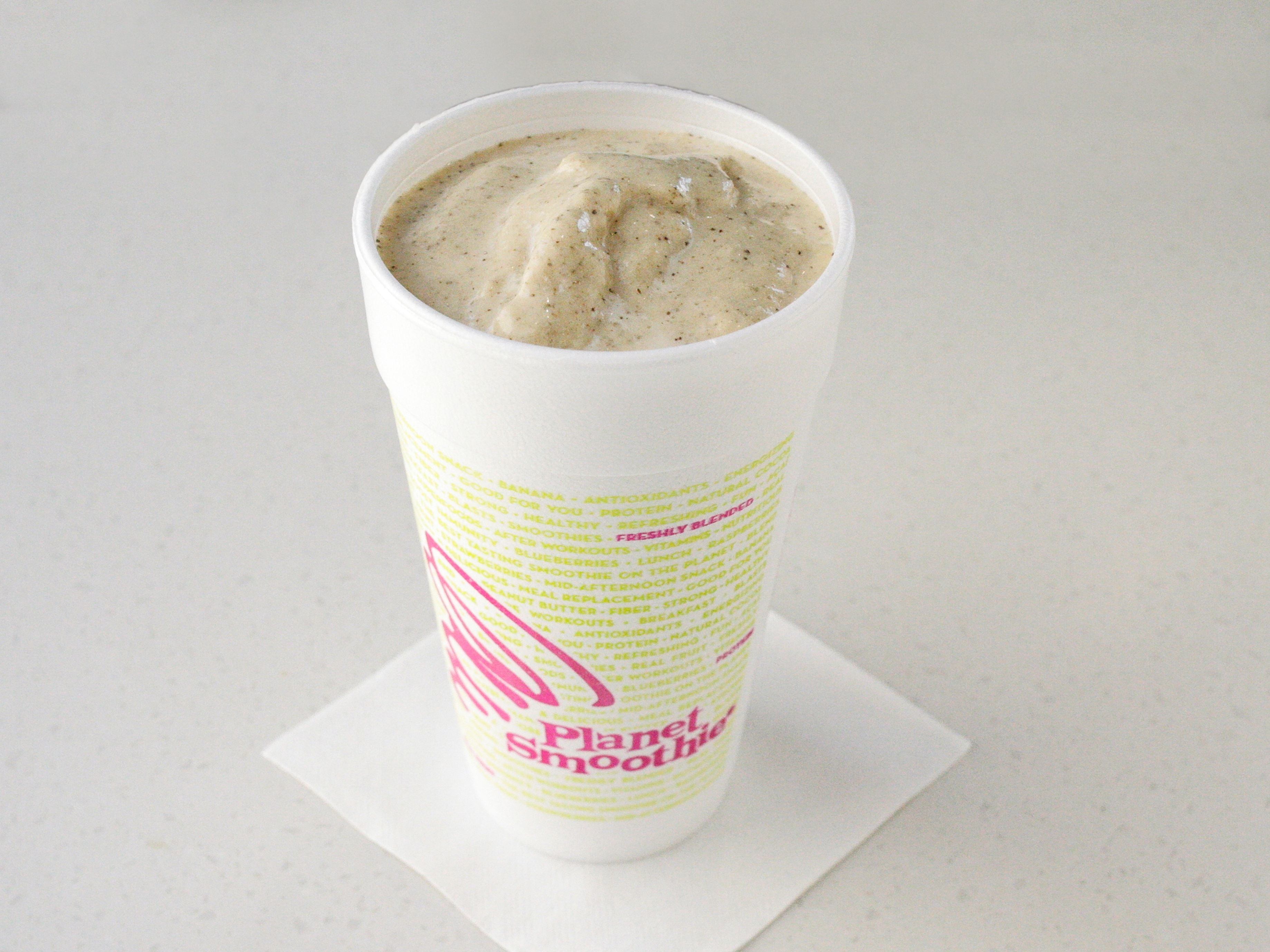 Order Peanut Butter Power Up Smoothie food online from Planet Smoothie store, Peachtree Corners on bringmethat.com