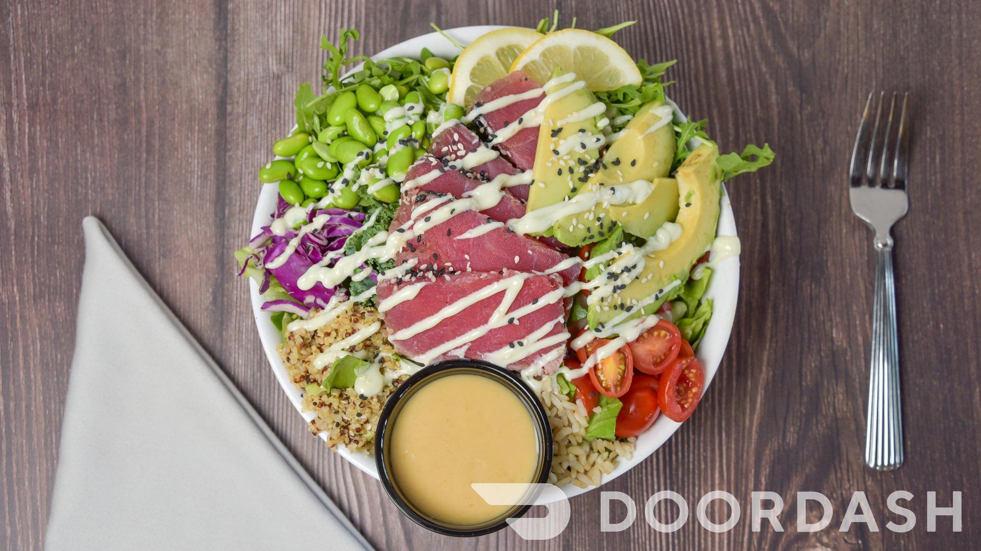 Order Ahi Tuna Salad food online from Local Greens store, Solana Beach on bringmethat.com
