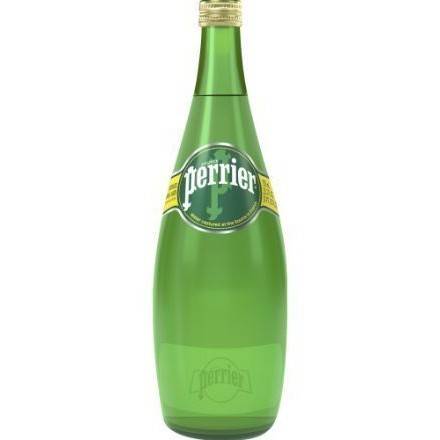 Order Perrier Sparkling Water Glass Bottle (25.3 oz) food online from Goodees Cravings store, Marietta on bringmethat.com