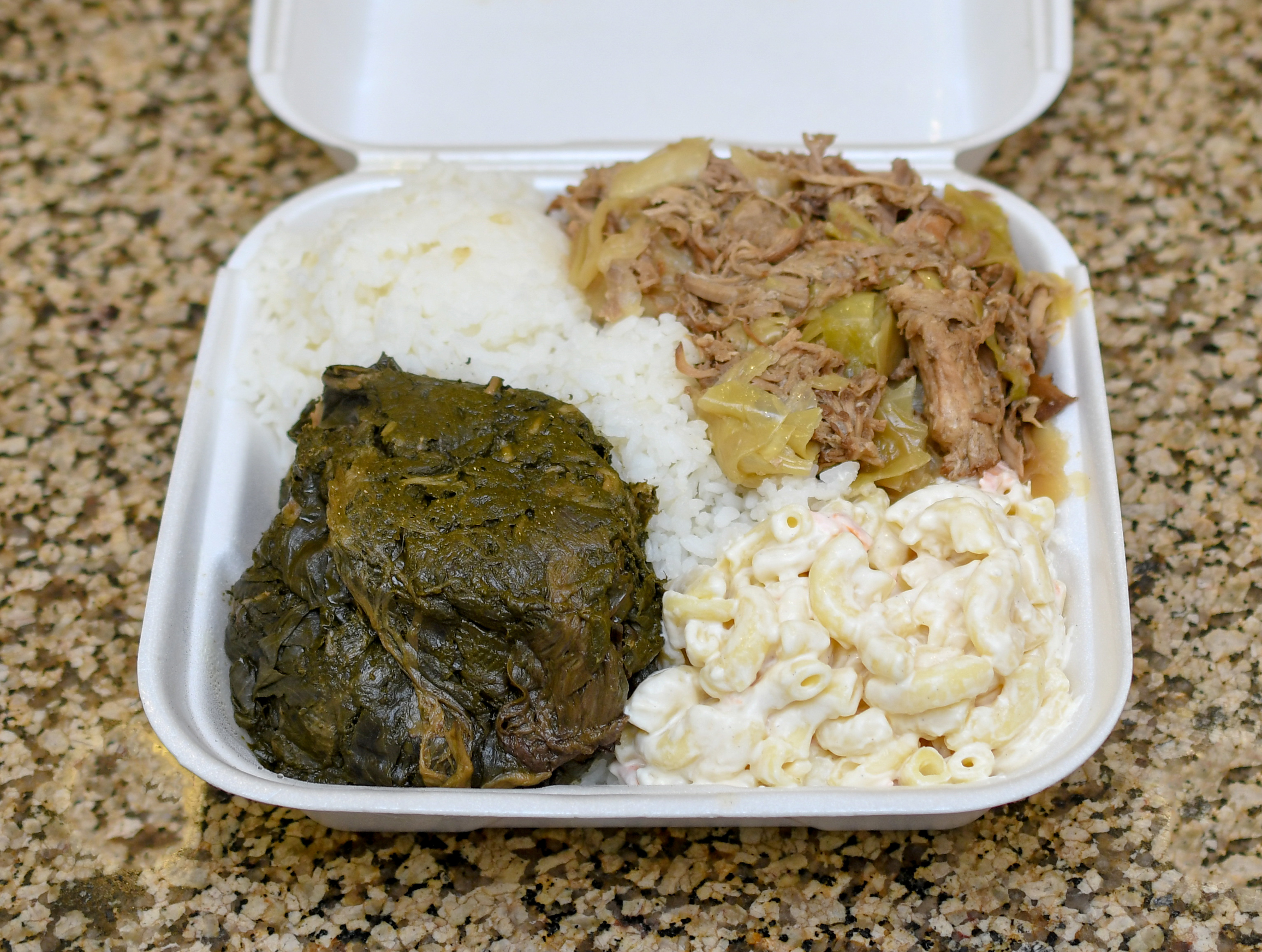 Order Kalua Pork and Lau Lau Combo Plate food online from L&L Hawaiian Bbq store, Sparks on bringmethat.com
