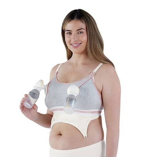 Order Bravado Designs Clip and Pump™ Hands-Free Large Nursing Bra Accessory in Grey food online from Bed Bath & Beyond store, Westminster on bringmethat.com