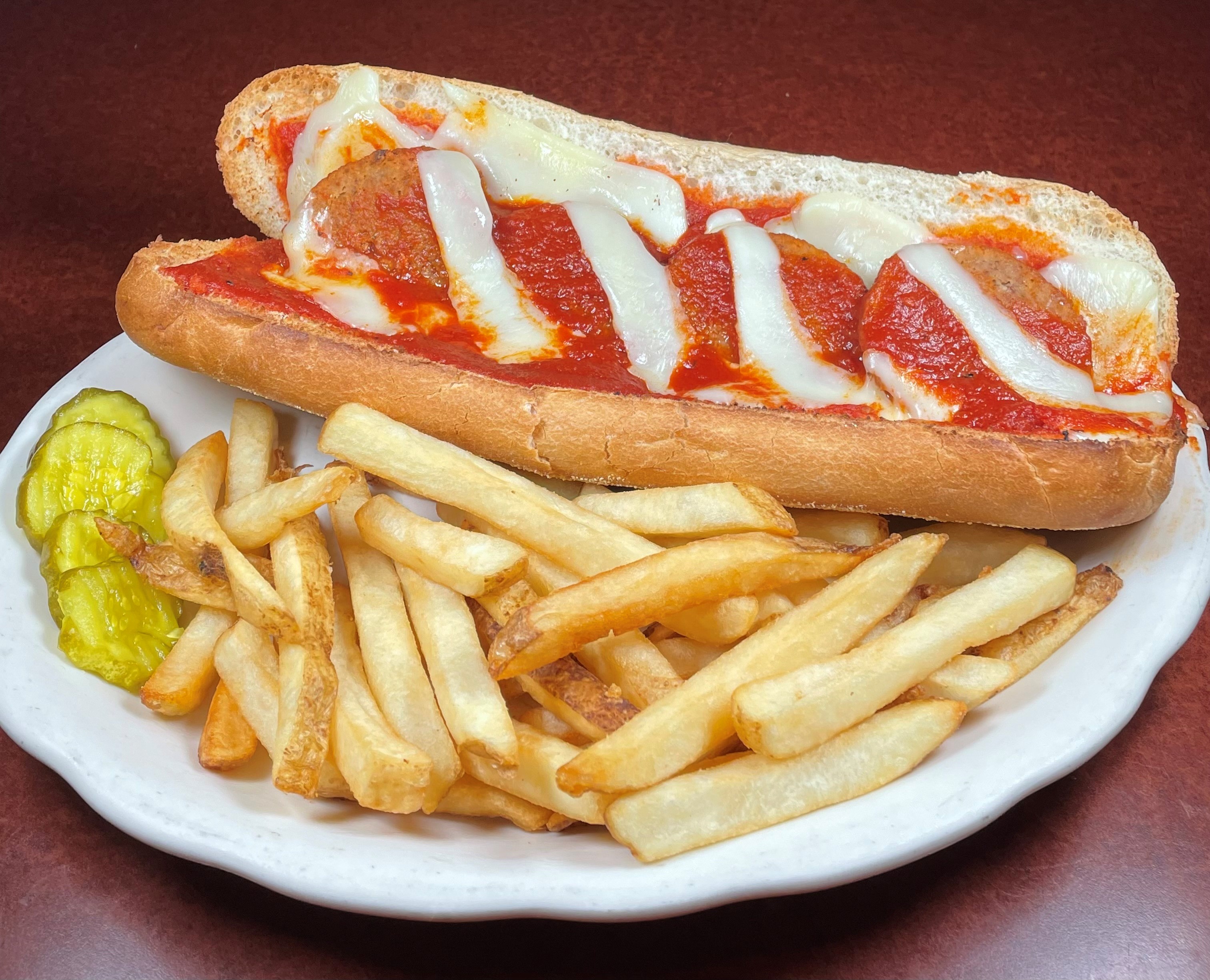 Order Meatball Parm Grinder food online from Franklin Chateau store, Franklin on bringmethat.com