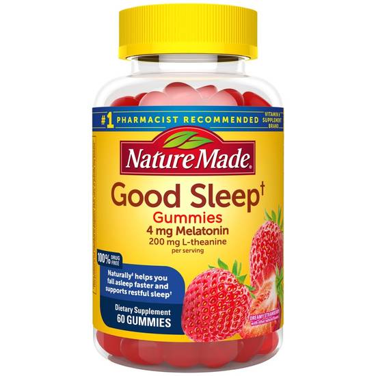 Order Nature Made Good Sleep Gummies (60 ct) food online from Rite Aid store, Palm Desert on bringmethat.com