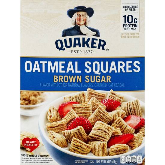 Order Quaker Oatmeal Brown Sugar Squares, 14.5 OZ food online from CVS store, LA QUINTA on bringmethat.com