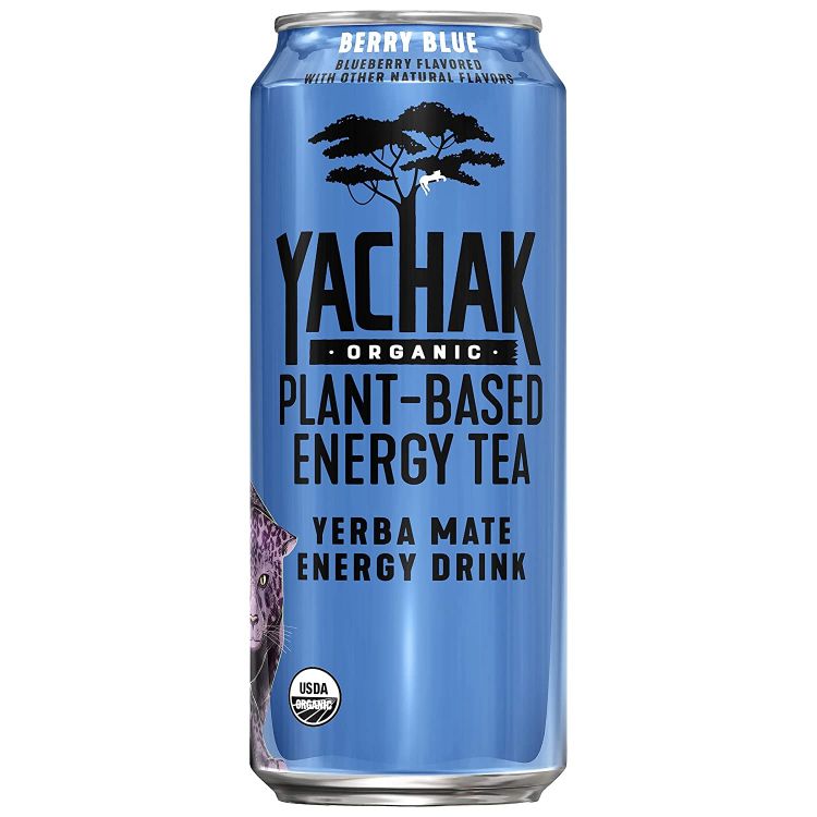 Order Yachak Organic Plant-Based Energy Tea Berry Blue 16oz food online from 7-Eleven store, El Dorado Hills on bringmethat.com