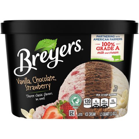 Order Breyers Vanilla, Chocolate, Strawberry 48oz food online from 7-Eleven store, Norfolk on bringmethat.com