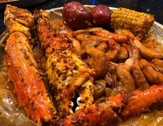 Order E. King Crab Leg & Shrimp with No Head food online from Tasty Crab House store, Aiken on bringmethat.com