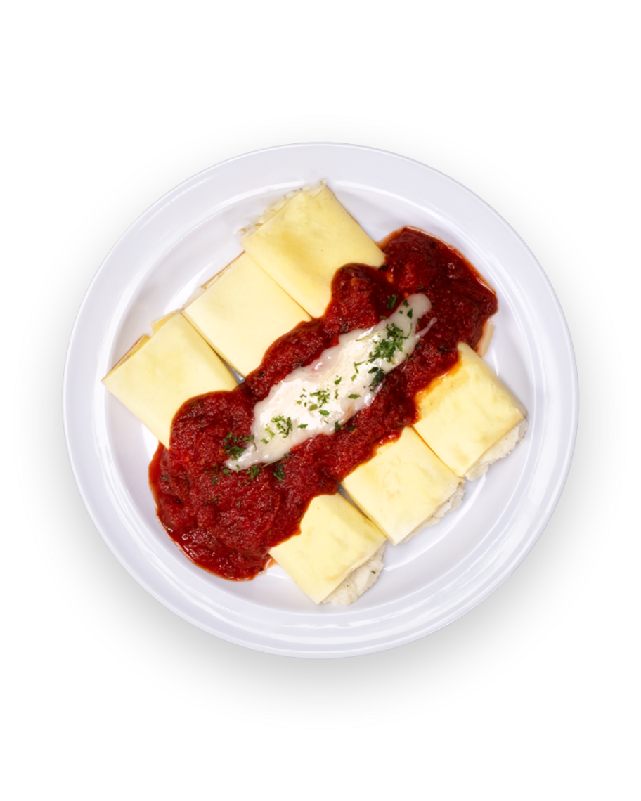 Order Manicotti food online from Perrotti's Pizza store, Fort Worth on bringmethat.com