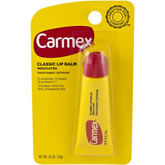 Order Carmex Classic Lip Balm Medicated (0.35 oz) food online from Rite Aid store, Sandusky County on bringmethat.com