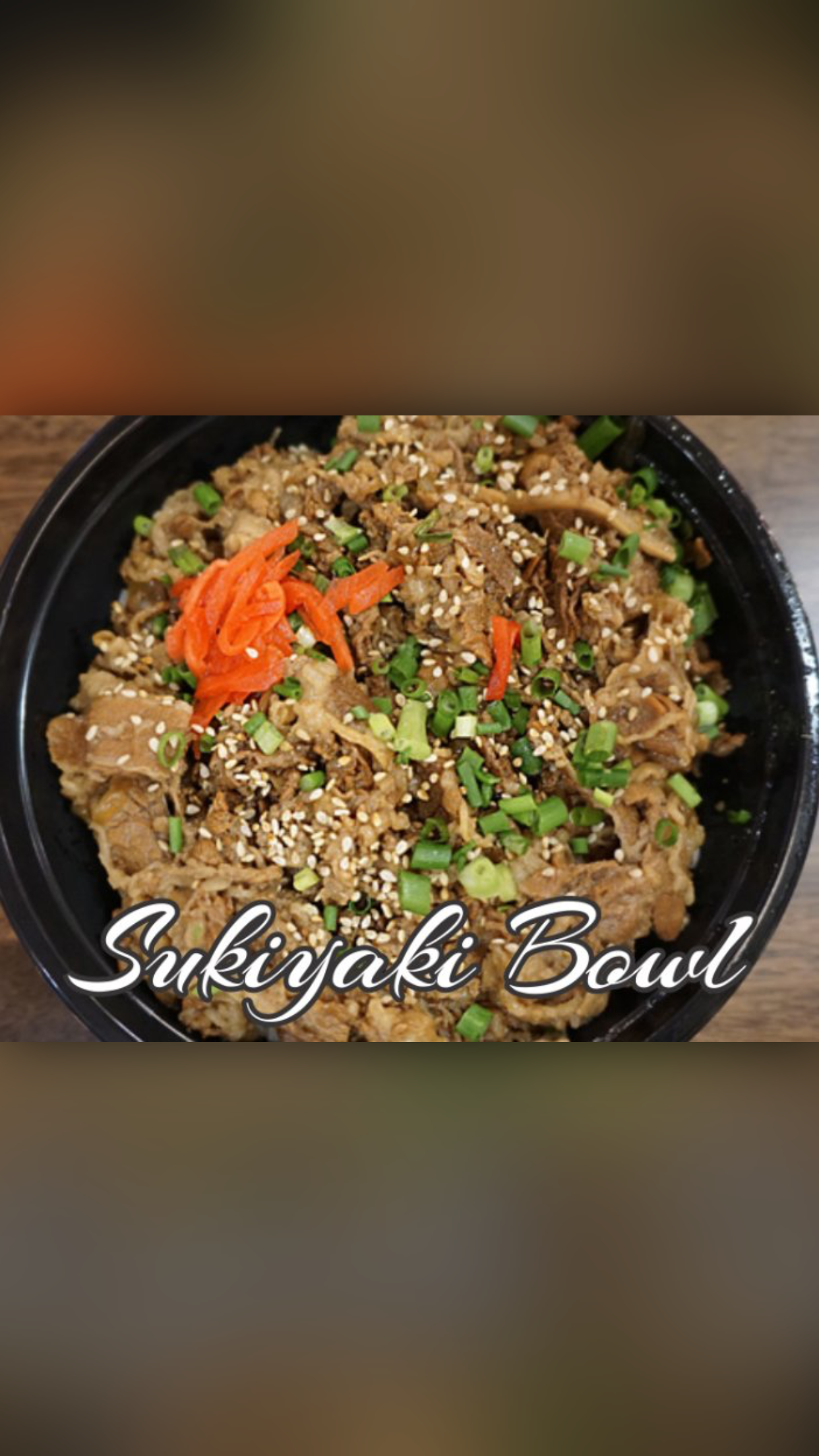 Order Sukiyaki Bowl food online from Hon Sushi store, Bakersfield on bringmethat.com