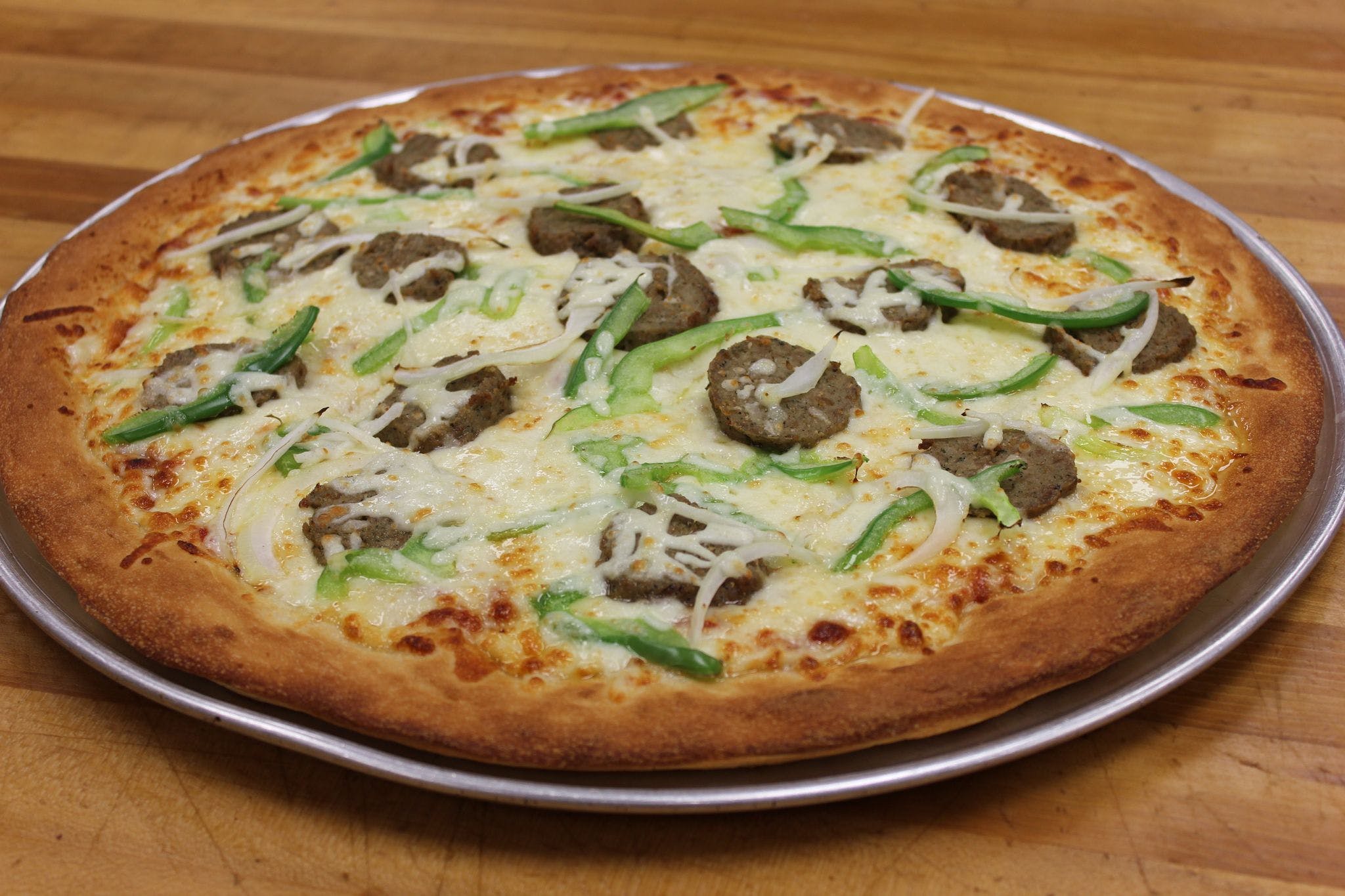 Order Meatball Pizza - 8'' (4 Slices) food online from Bellacino's Pizza & Grinders store, Southfield on bringmethat.com