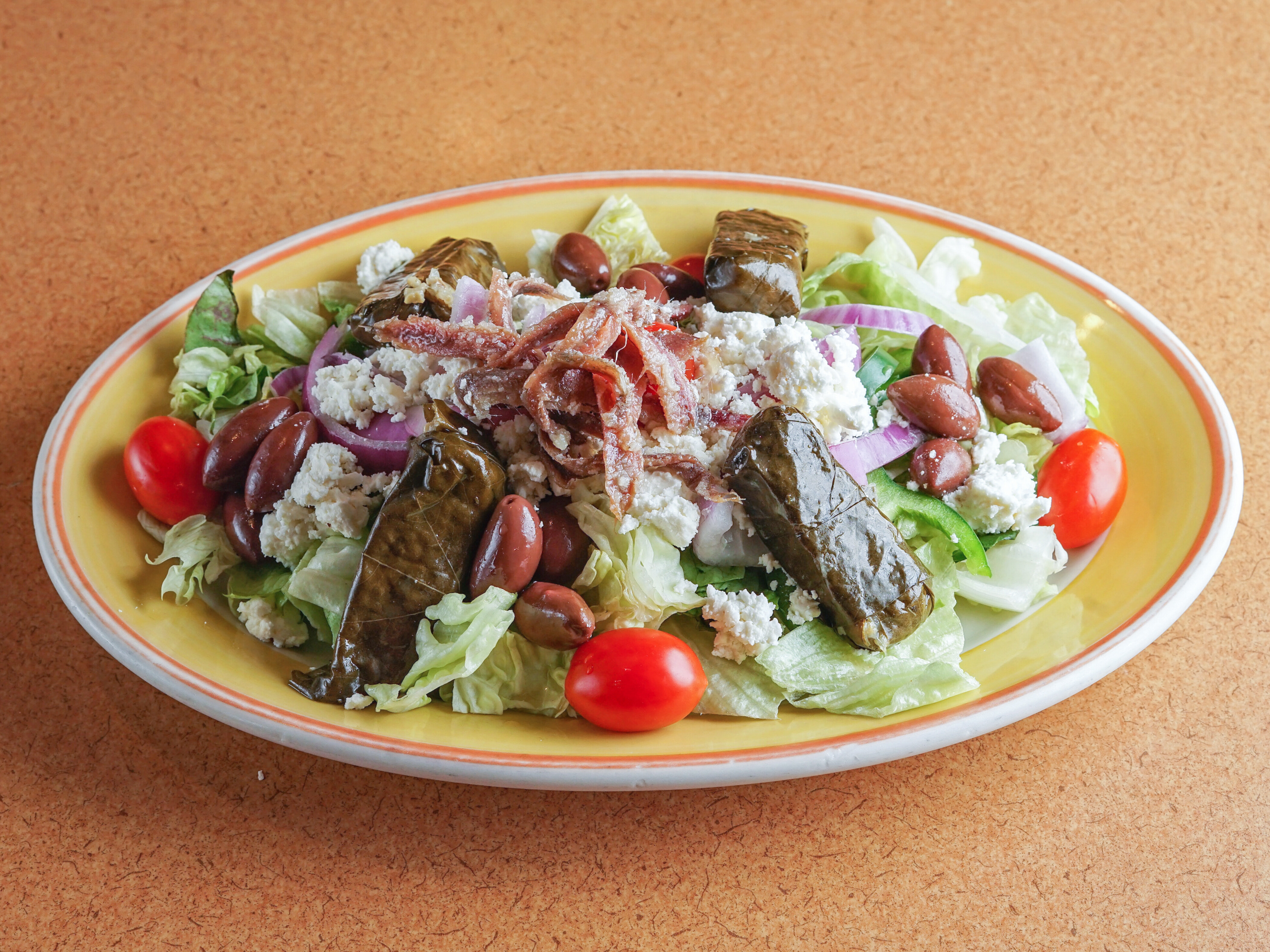 Order Classic Greek Salad food online from Temple Family Restaurant store, Temple on bringmethat.com