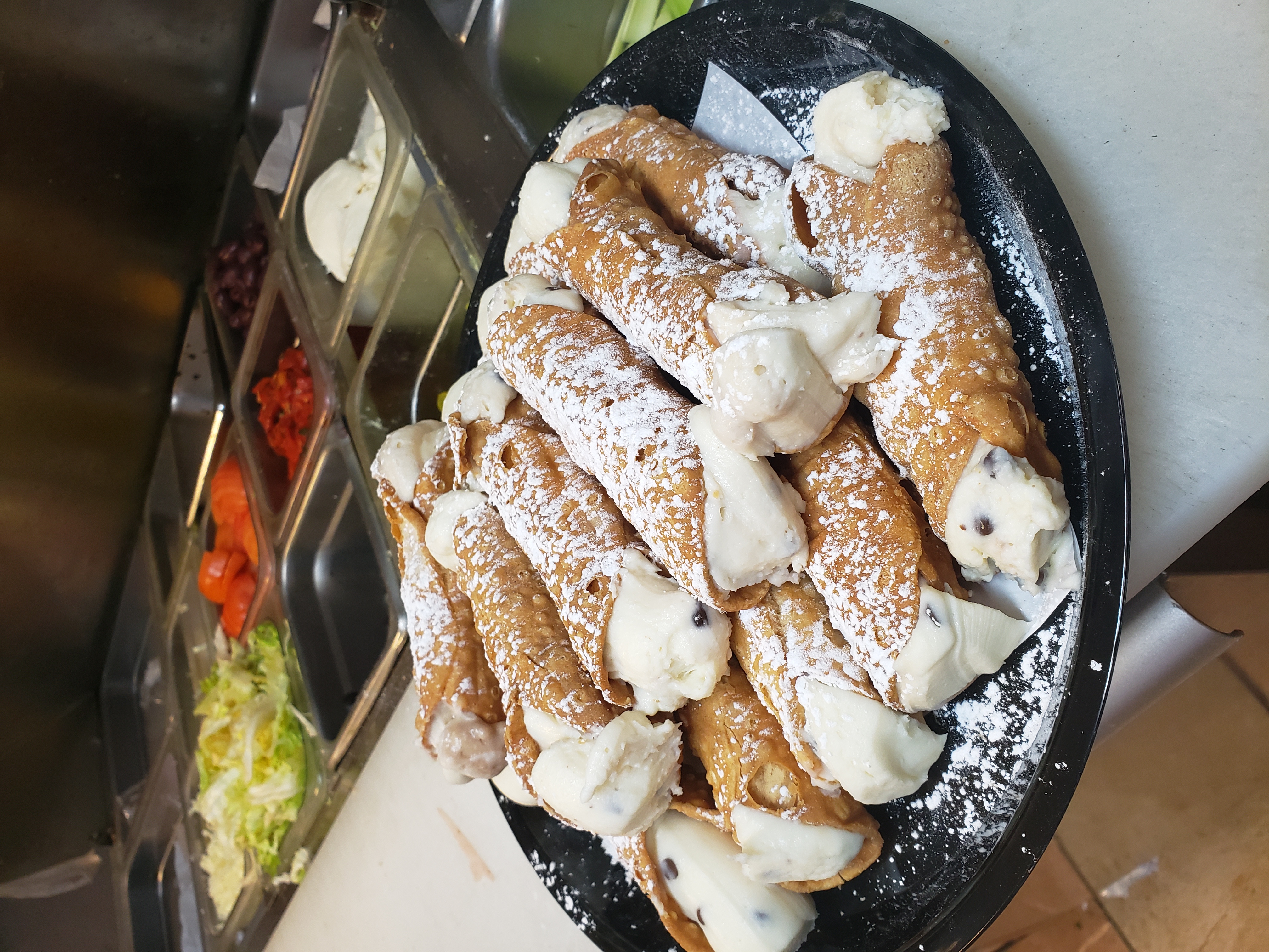 Order Mini Cannolis Tray food online from Brothers Pizza store, Princeton Junction on bringmethat.com