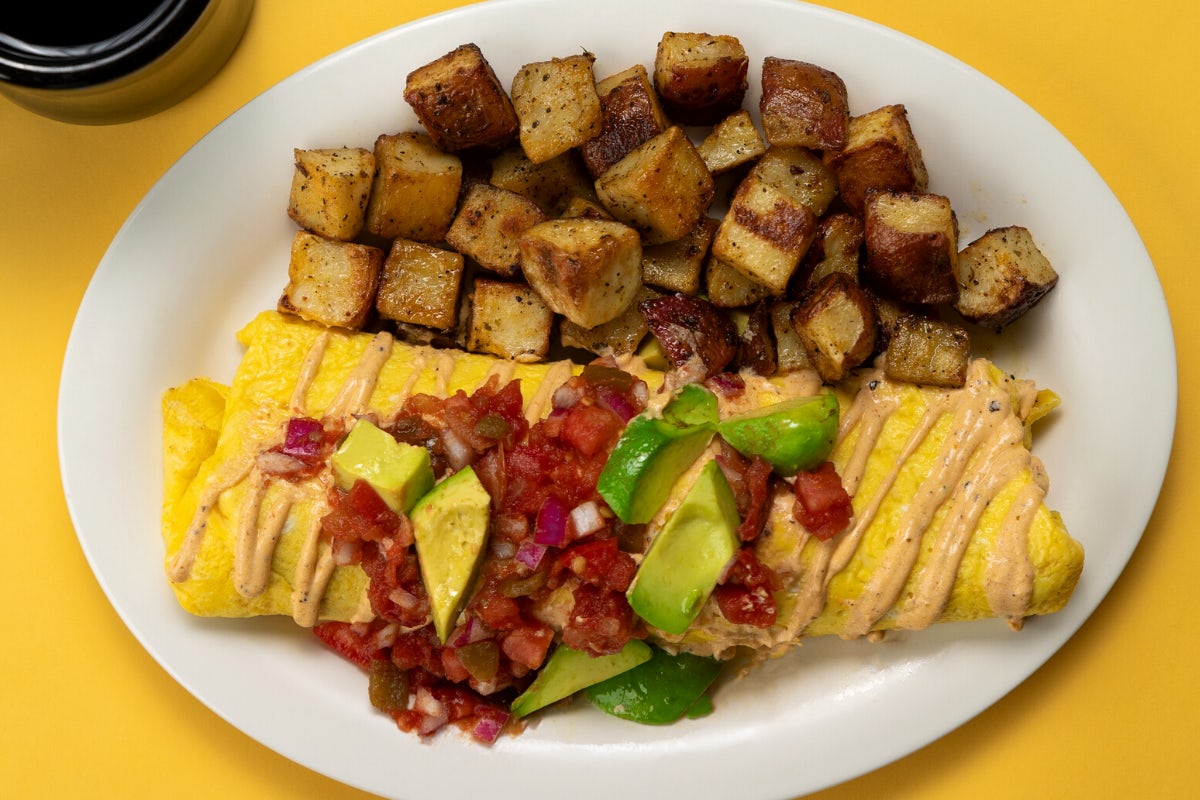 Order Baja Chicken Omelet food online from Eggs Up Grill store, Conway on bringmethat.com