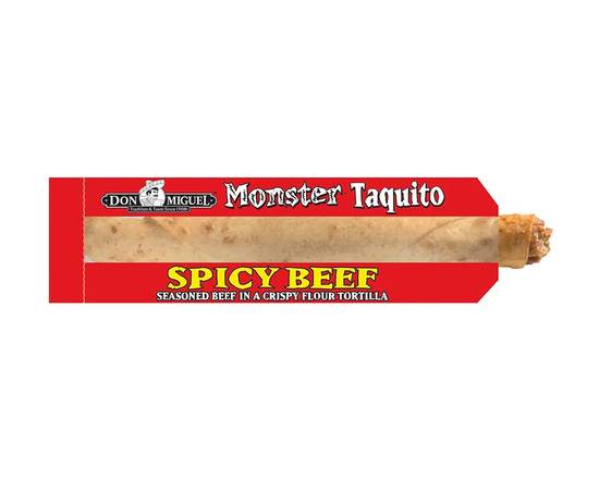 Order Monster Taquito Beef food online from Chevron Extramile store, Newberg on bringmethat.com