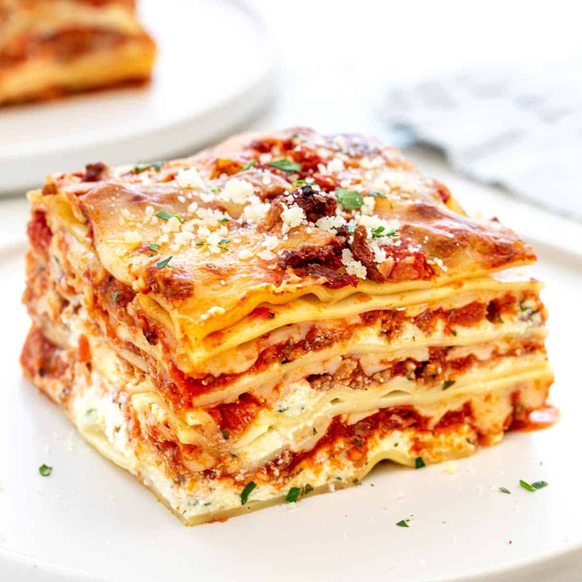 Order Homemade Meat Lasagna - Pasta food online from Bella Cucina store, West Islip on bringmethat.com
