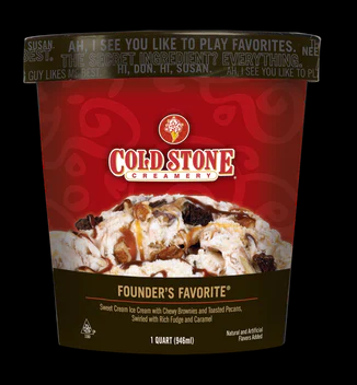 Order Founder's Favorite® Pre-packed Quart food online from Cold Stone Creamery store, Woodlawn on bringmethat.com
