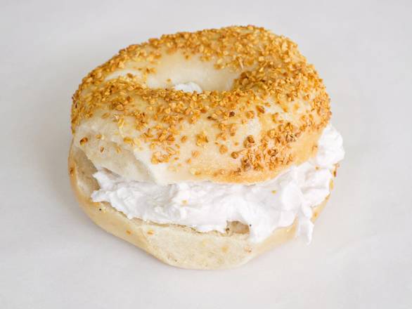 Order CC&Bagel - Plain cream cheese food online from Big Daddy Bagels store, Lafayette on bringmethat.com