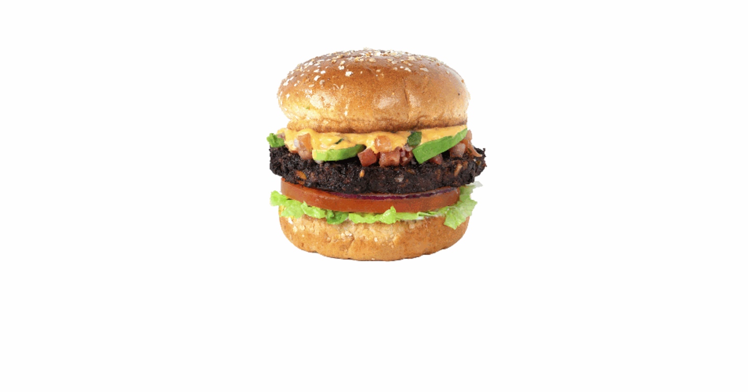 Order #17 Black Bean food online from Burger 21 store, Ashburn on bringmethat.com