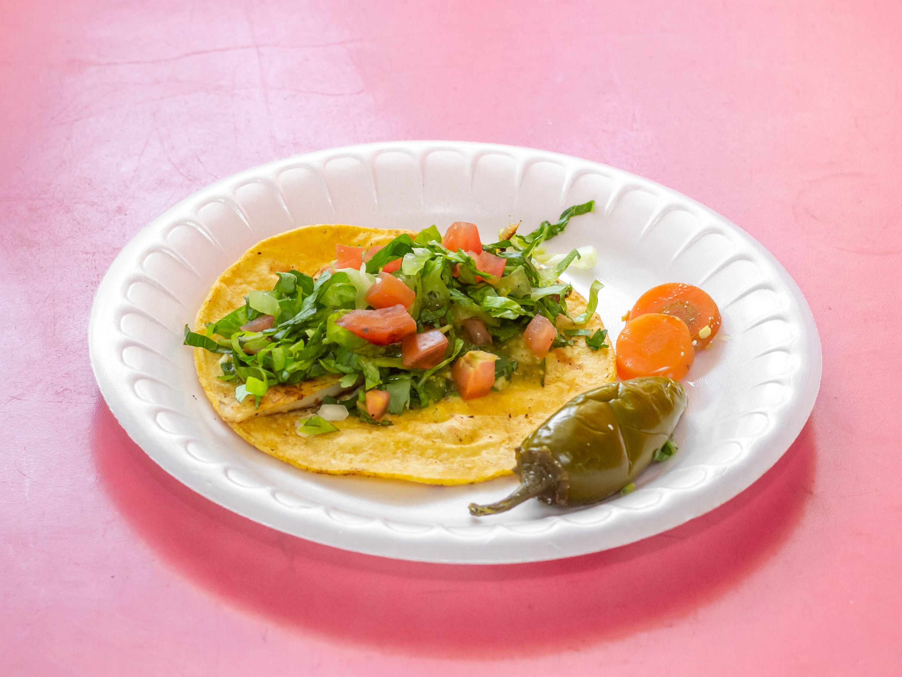Order Grande Fish Tacos food online from Burrito Barajas store, Chico on bringmethat.com