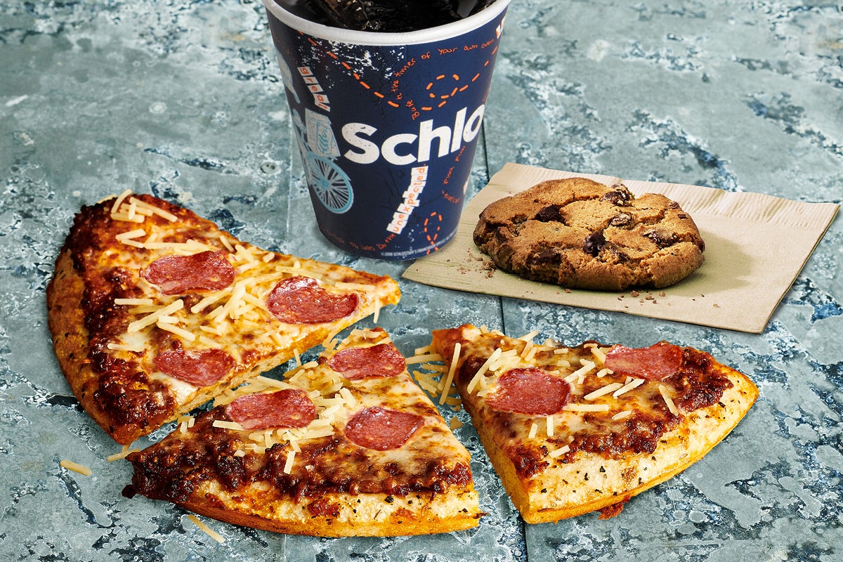 Order Pepperoni Cheese Pizza food online from Schlotzsky's store, Lubbock on bringmethat.com