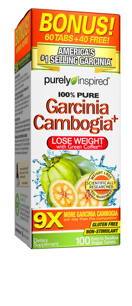 Order Purely Inspired 100% Garcinia Cambogia Weight Loss Supplements with Green Coffee Extract (100 ct) food online from Rite Aid store, Mount Vernon on bringmethat.com