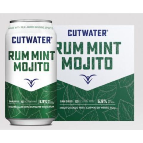 Order Cutwater Spirits Rum Mint Mojito Box 4 Pack 12oz Can food online from 7-Eleven store, Flagler Beach on bringmethat.com