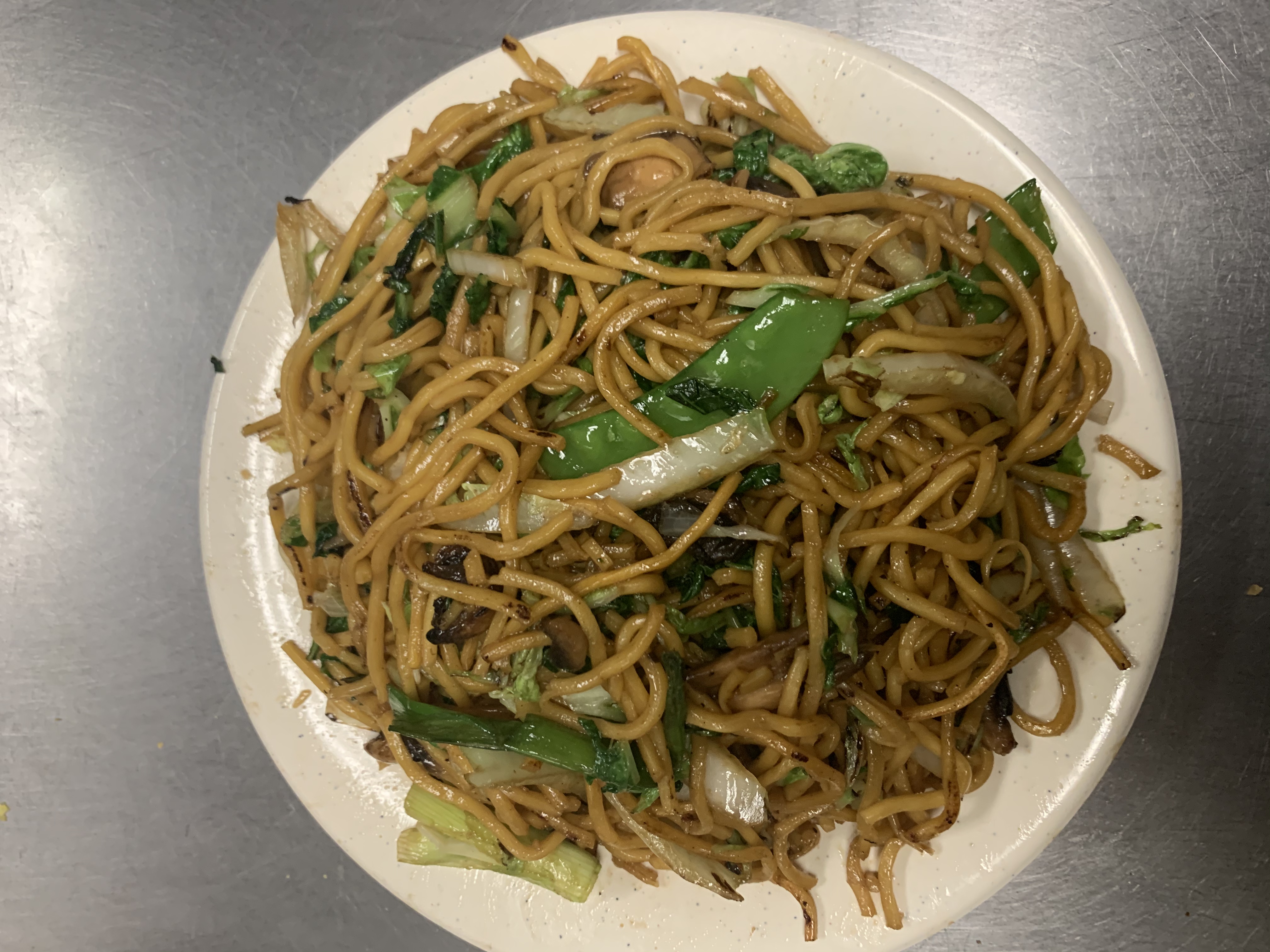Order 28. Vegetable Lo Mein Large food online from China Buffet store, Methuen on bringmethat.com