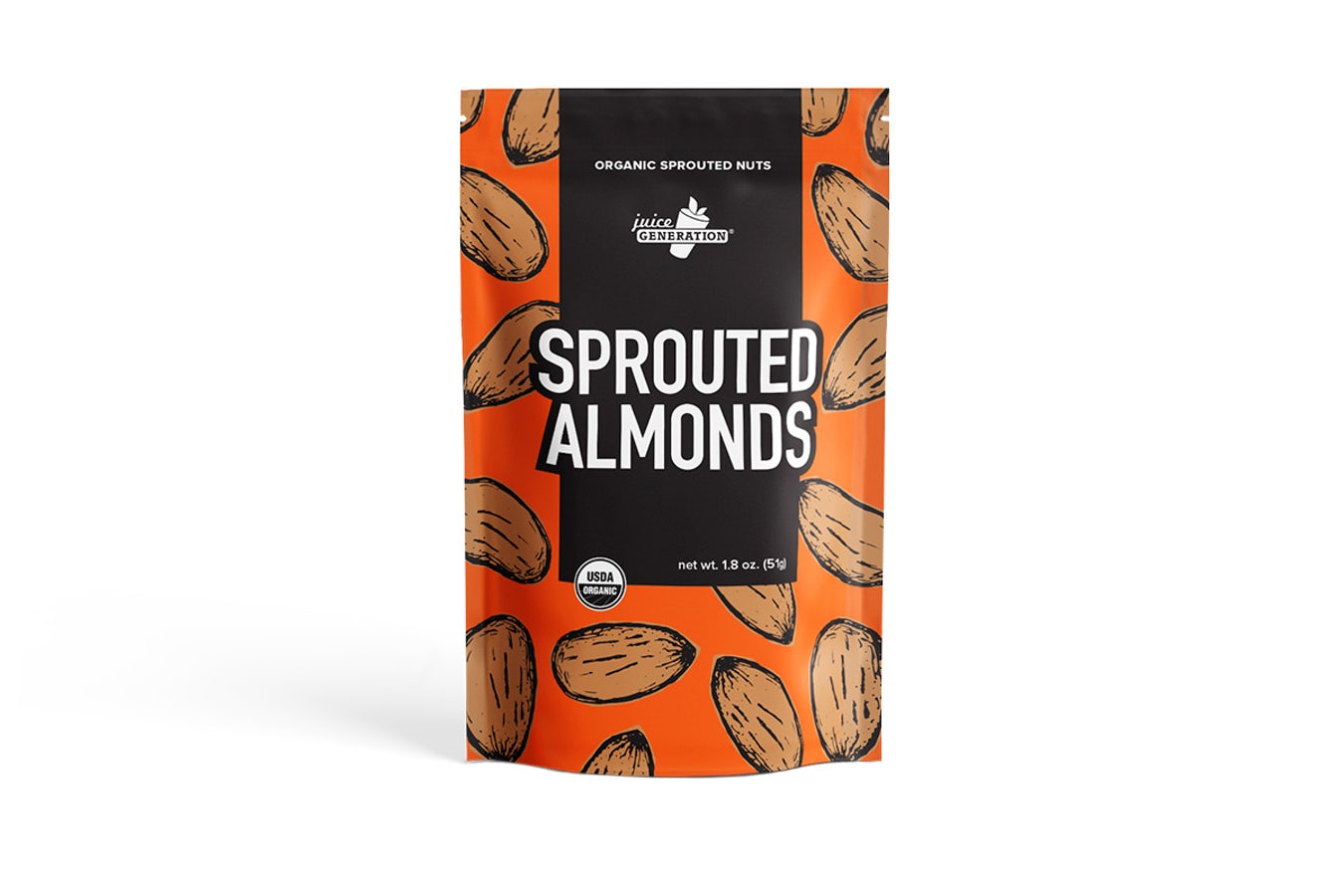 Order Sprouted Almonds food online from Juice Generation store, Williamsburg on bringmethat.com