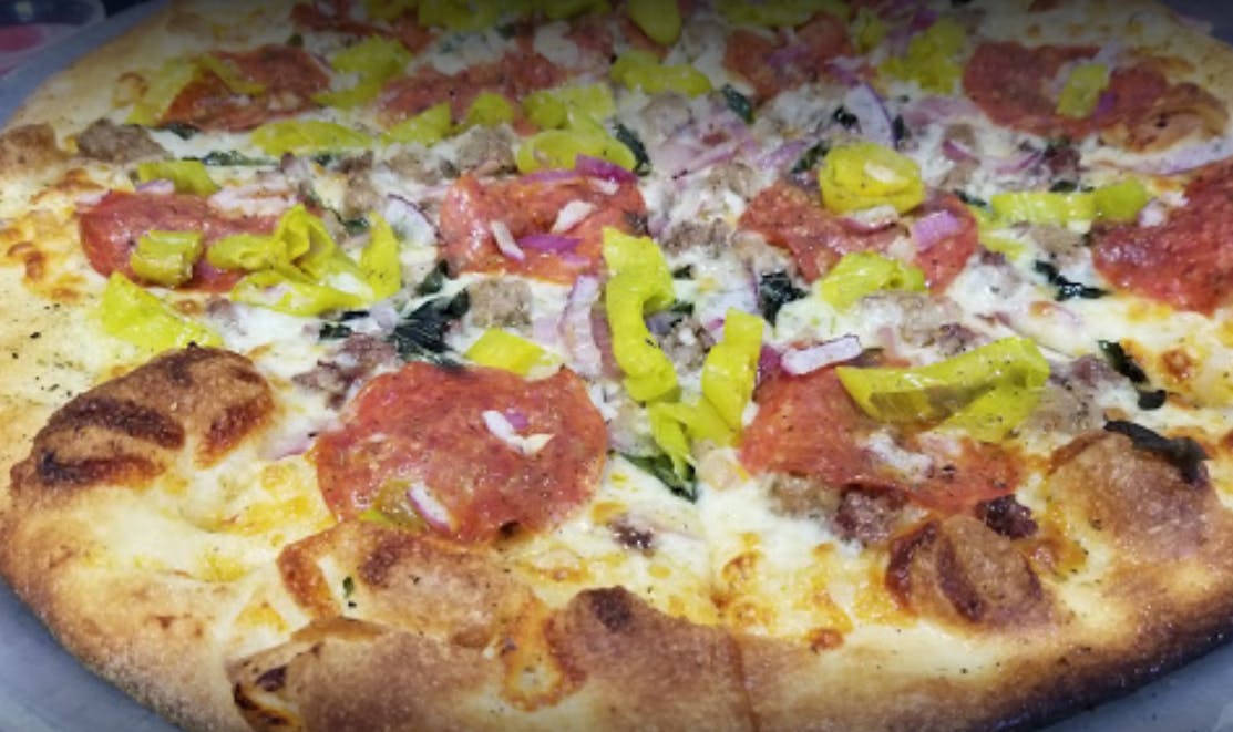 Order The Ultimate Fatty Pizza - Medium 12'' food online from Fatty'z Pizza store, Mountain Home on bringmethat.com