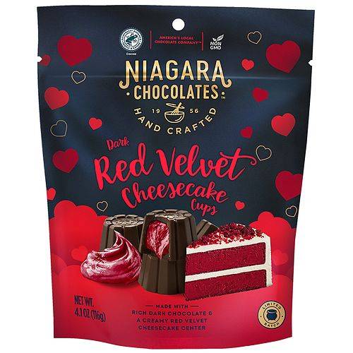 Order Sweetworks Valentine's Dark Red Velvet Cheesecake Cups - 4.1 oz food online from Walgreens store, Apex on bringmethat.com