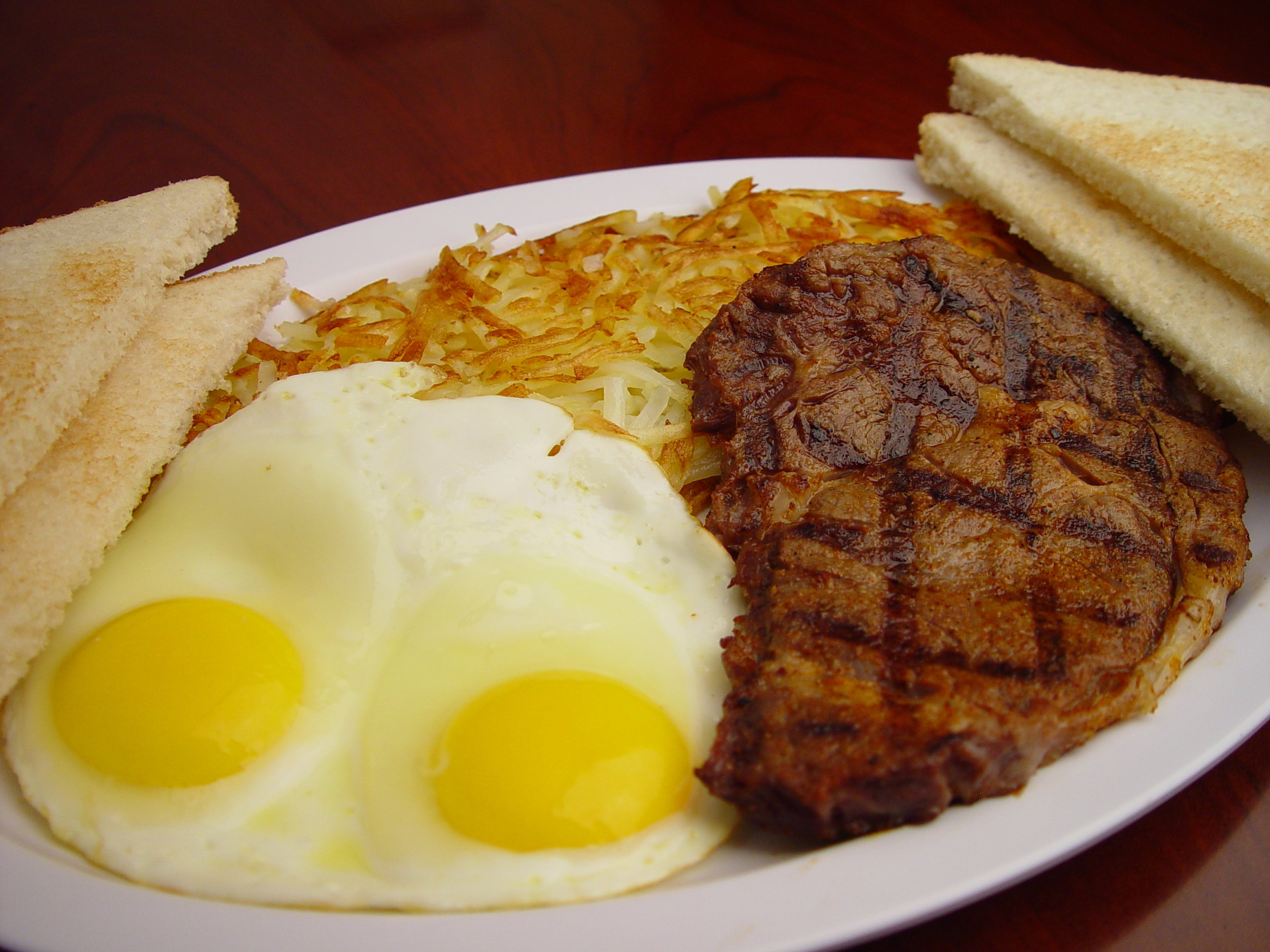 Order 2. Steak and Eggs food online from Rodeo Mexican Grill store, Los Angeles on bringmethat.com