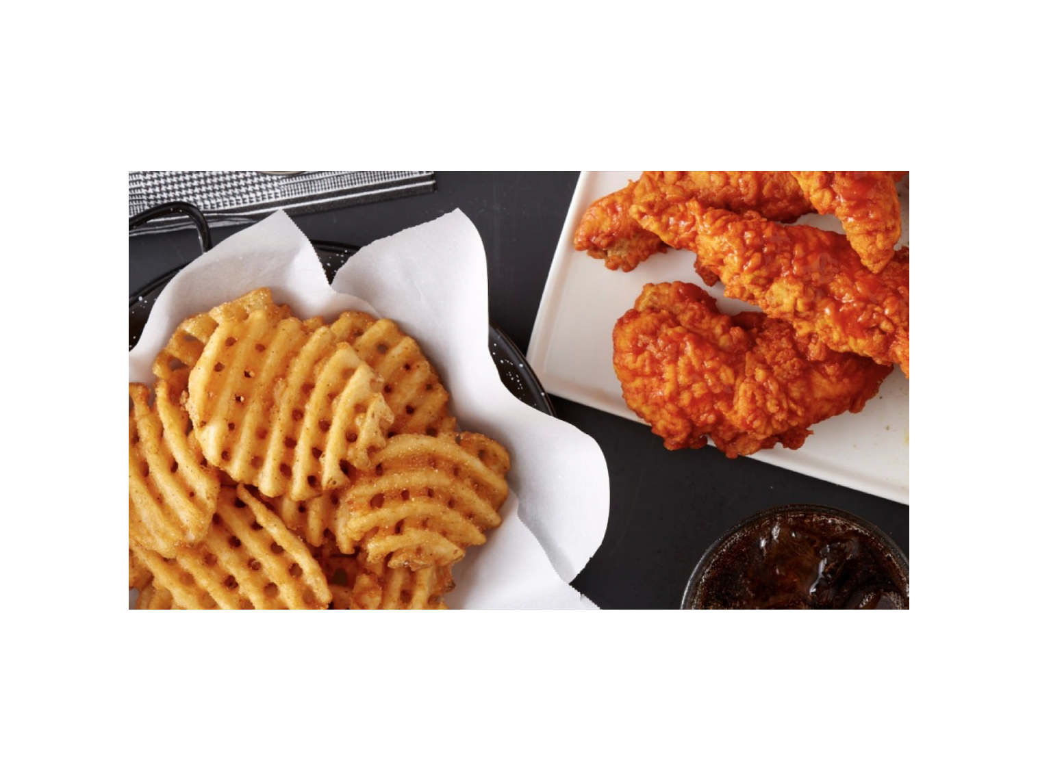 Order 4 Tender Meal food online from Wings Over store, Greenville on bringmethat.com