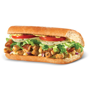 Order Honey Mustard Chicken Sub food online from Quiznos - Main St. store, Houston on bringmethat.com