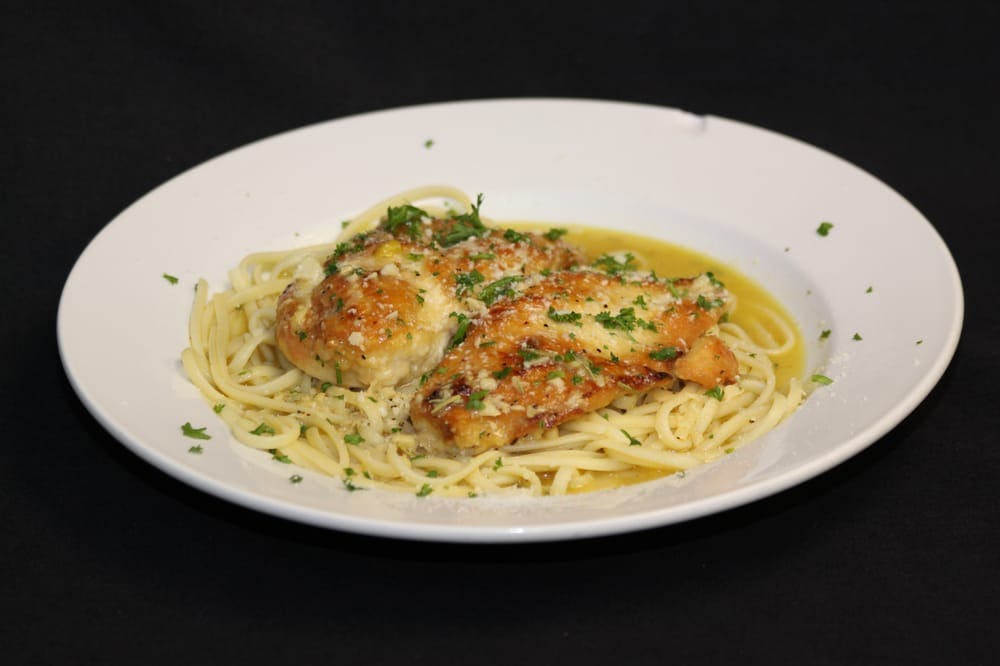 Order Chicken Piccata - Entree food online from Pizza Como & PC Pub store, Pennsburg on bringmethat.com