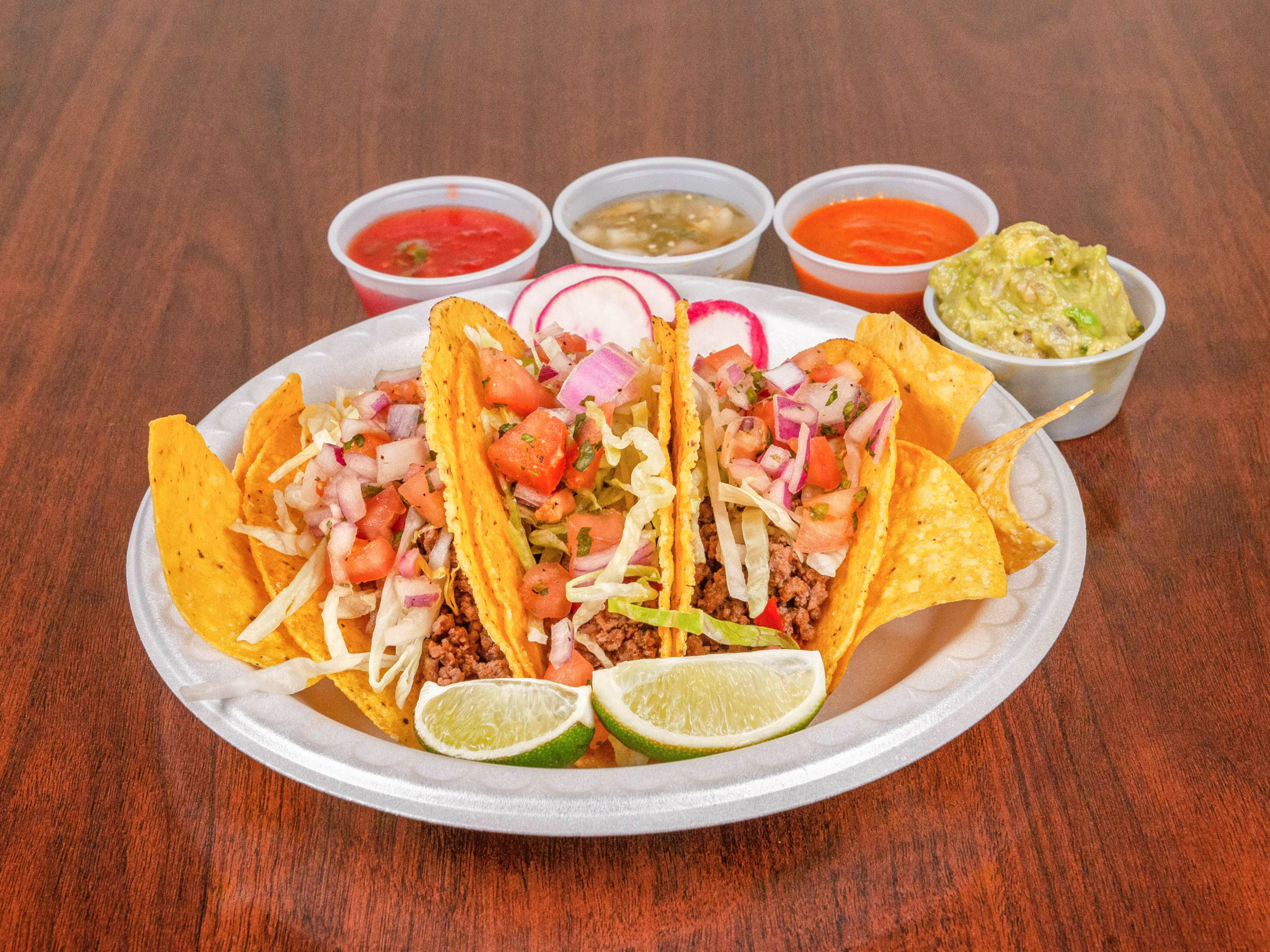 Order Tacos food online from El Jalapeno Cafe store, Yorktown Heights on bringmethat.com