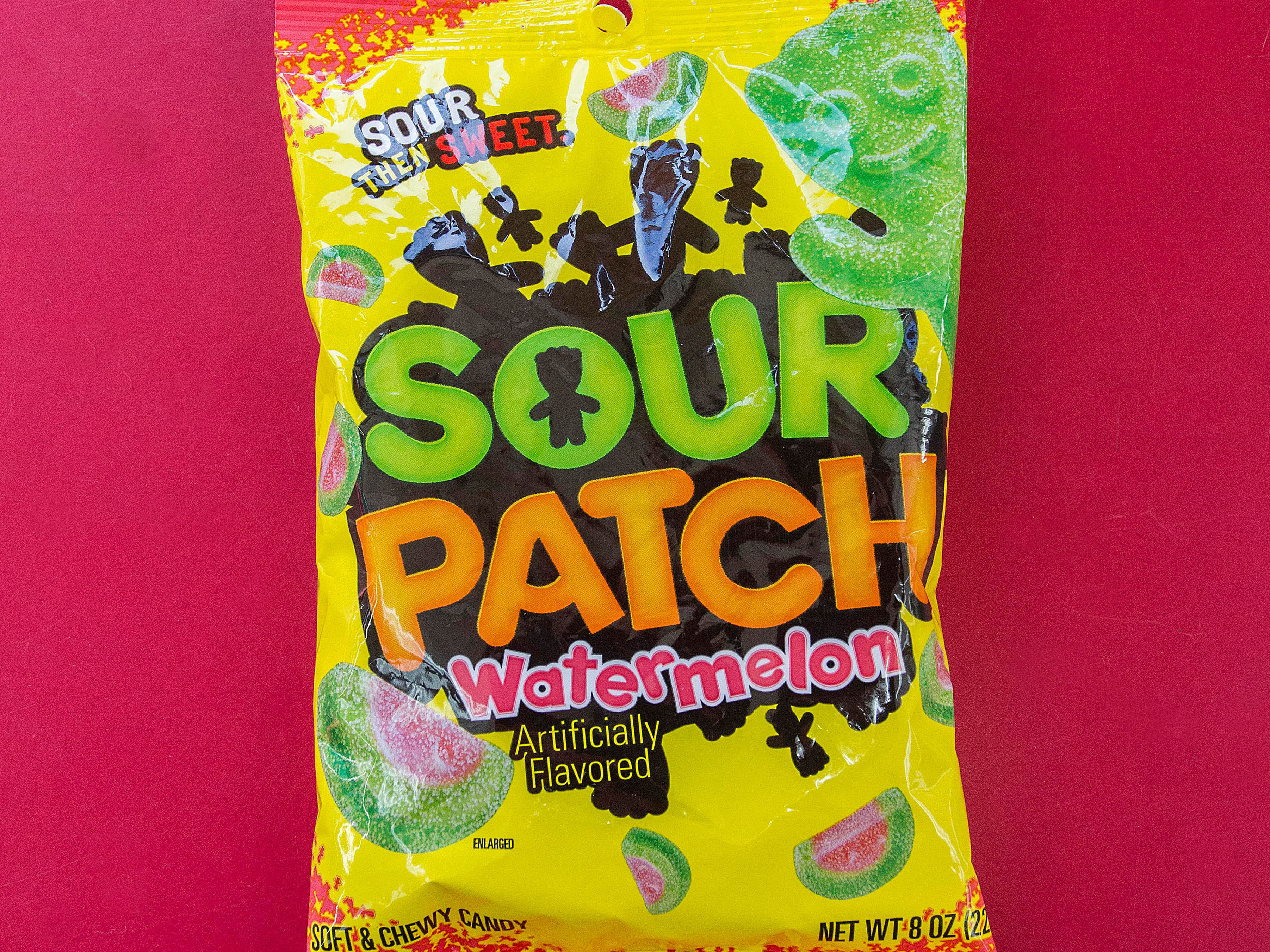 Order 8 oz. Sour Patch Kids Watermelon peg food online from The Ice Cream Shop store, Providence on bringmethat.com